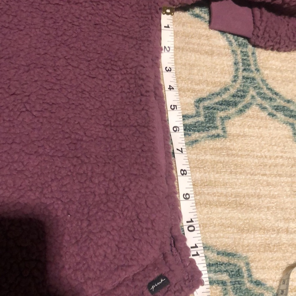 New Victoria’s Secret pink size, small Sherpa hoodie, pull over - Picture 9 of 10